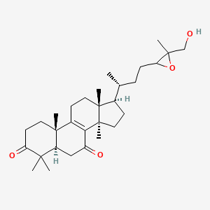 molecular formula C30H46O4 B1254456 Ganoderone C 