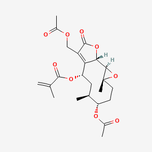 molecular formula C23H30O9 B1254463 glaucolide K 