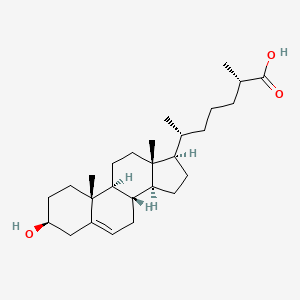 molecular formula C27H44O3 B1254474 (25S)-cholestenoic acid 