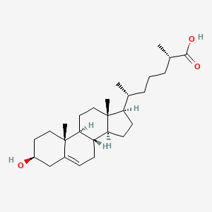 (25S)-cholestenoic acid