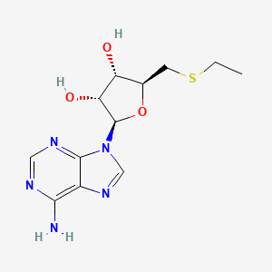 molecular formula C12H17N5O3S B1254480 5'-S-ethyl-5'-thioadenosine 