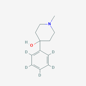 molecular formula C12H17NO B125449 1-Methyl-4-phenyl-4-piperidinol-d5 CAS No. 1346601-71-5