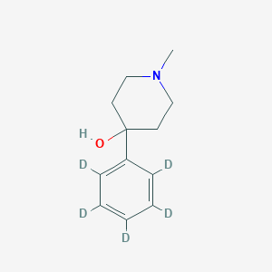 molecular formula C12H17NO B125449 1-Methyl-4-(2,3,4,5,6-pentadeuteriophenyl)piperidin-4-ol CAS No. 1346601-71-5