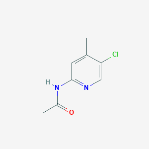 molecular formula C8H9ClN2O B125450 N-(5-氯-4-甲基吡啶-2-基)乙酰胺 CAS No. 148612-16-2