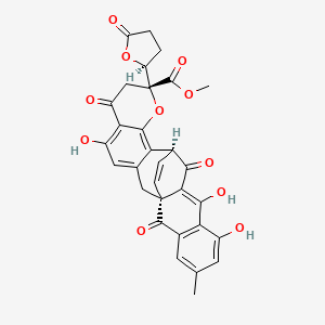 molecular formula C31H24O11 B1254516 Xanthoquinodin B3 