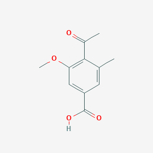 molecular formula C11H12O4 B1254519 Macrophomic acid 