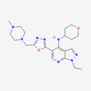 molecular formula C21H30N8O2 B1254527 EPPA 1 