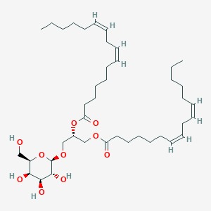 (2S)-1-O-(7Z,10Z)-hexadecadienoyl-2-O-(7Z,10Z)-hexadecadienoyl-3-O-beta-D-galactopyranosyl-sn-glycerol