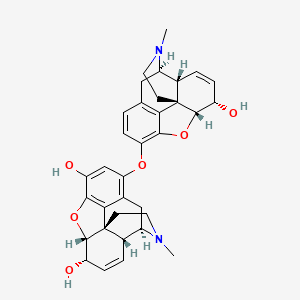 molecular formula C34H36N2O6 B1254542 bismorphine B 