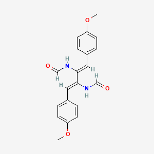 N,N'-((1z,3z)-1,4-bis(4-methoxyphenyl)buta-1,3-diene-2,3-diyl)diformamide