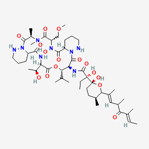 molecular formula C48H78N8O15 B1254579 Kettapeptin 