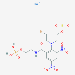 molecular formula C14H20BrN4NaO12PS B12545857 PR-104 sodium 