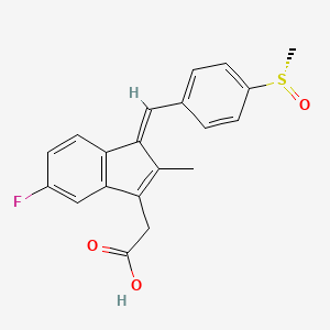 molecular formula C20H17FO3S B1254591 Sulindac, trans-(S)- CAS No. 1316775-70-8