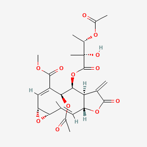 molecular formula C25H30O12 B1254592 Melampodinin 