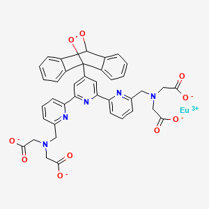 molecular formula C39H29EuN5O10- B1254595 [Eu(ep-atta)](-) 