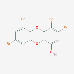 molecular formula C12H4Br4O3 B1254597 Spongiadioxin A 