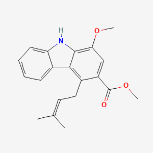 molecular formula C20H21NO3 B1254598 Clausamine D 