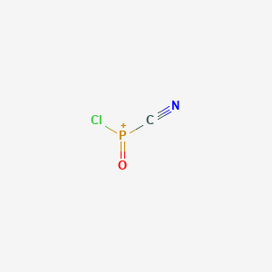 molecular formula CClNOP+ B12546019 Chloro(cyano)oxophosphanium CAS No. 144304-52-9