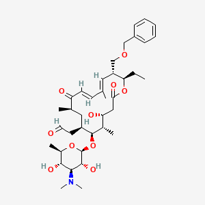 molecular formula C38H57NO10 B1254602 23-O-Benzyl-5-mycaminosyl-tylonolide CAS No. 89109-82-0