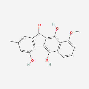 molecular formula C19H14O5 B1254603 Kinafluorenone 