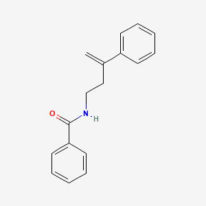 molecular formula C17H17NO B12546068 Benzamide, N-(3-phenyl-3-butenyl)- CAS No. 144765-54-8