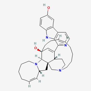 molecular formula C36H44N4O2 B1254610 6-hydroxymanzamine A 