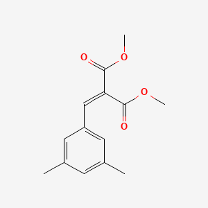 molecular formula C14H16O4 B12546104 Dimethyl [(3,5-dimethylphenyl)methylidene]propanedioate CAS No. 142944-07-8