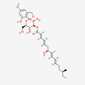 molecular formula C31H42O10 B1254611 Papulacandin D 