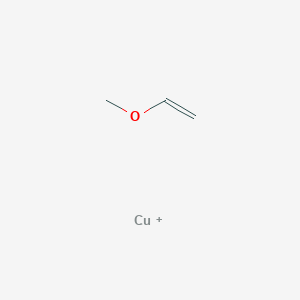 molecular formula C3H6CuO+ B12546143 Copper(1+);methoxyethene CAS No. 668476-69-5