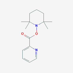 molecular formula C15H22N2O2 B12546187 2-{[(2,2,6,6-Tetramethylpiperidin-1-yl)oxy]carbonyl}pyridine CAS No. 672912-58-2