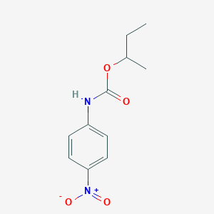 molecular formula C11H14N2O4 B12546216 Butan-2-yl (4-nitrophenyl)carbamate CAS No. 143194-01-8