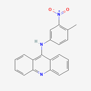 molecular formula C20H15N3O2 B12546242 N-(4-Methyl-3-nitrophenyl)acridin-9-amine CAS No. 655238-68-9