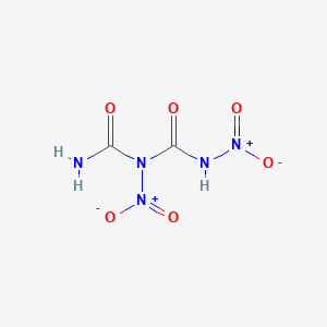 molecular formula C2H3N5O6 B12546244 N,N-Dinitro-2-imidodicarbonic diamide CAS No. 671181-09-2