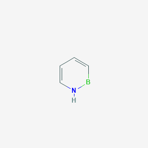 molecular formula C4H5BN B1254627 1,2-Dihydro-1,2-azaborine CAS No. 6680-69-9