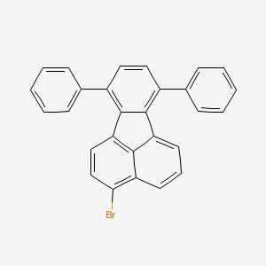 molecular formula C28H17Br B12546307 3-Bromo-7,10-diphenylfluoranthene CAS No. 153390-86-4