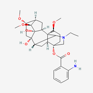 molecular formula C30H42N2O7 B1254631 N-Deacetyllappaconitine 