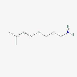 molecular formula C9H19N B12546424 7-Methyloct-5-en-1-amine CAS No. 142331-27-9