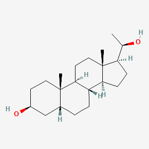 molecular formula C21H36O2 B1254647 5beta-Pregnane-3beta,20alpha-diol 