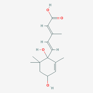 molecular formula C15H22O4 B1254655 4'-Dihydroabscisic acid CAS No. 84026-26-6