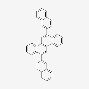 molecular formula C38H24 B12546551 6,12-Di(naphthalen-2-yl)chrysene CAS No. 663954-29-8