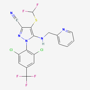 molecular formula C18H10Cl2F5N5S B1254661 Pyriprole CAS No. 394730-71-3