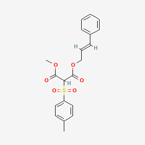 molecular formula C20H20O6S B1254662 trans-Cinnamyl methyl 2-tosylmalonate 