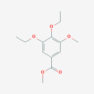 molecular formula C13H18O5 B12546638 Methyl 3,4-diethoxy-5-methoxybenzoate CAS No. 144029-04-9