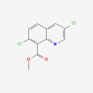 molecular formula C11H7Cl2NO2 B1254672 Quinclorac methyl ester CAS No. 84087-33-2