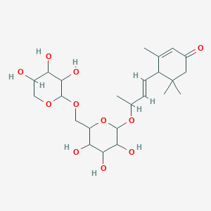 molecular formula C24H38O11 B1254677 Eriojaposide A CAS No. 290308-51-9