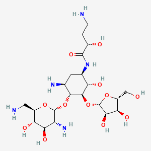 molecular formula C21H41N5O12 B1254685 Butirosin B CAS No. 34291-03-7