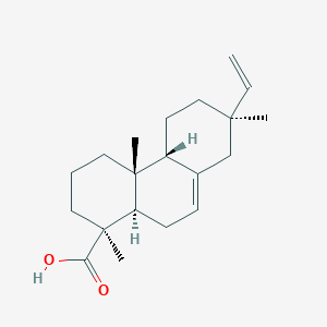molecular formula C20H30O2 B1254687 9β-松香烯-7,15-二烯-19-酸 