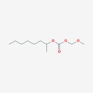 molecular formula C11H22O4 B12546997 Carbonic acid, methoxymethyl 1-methylheptyl ester CAS No. 161529-89-1
