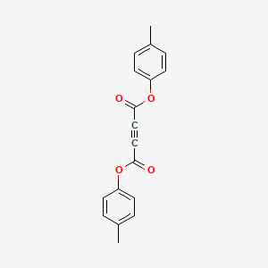 molecular formula C18H14O4 B12547018 Bis(4-methylphenyl) but-2-ynedioate CAS No. 142207-58-7