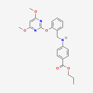 molecular formula C23H25N3O5 B1254702 Pyribambenz-propyl 